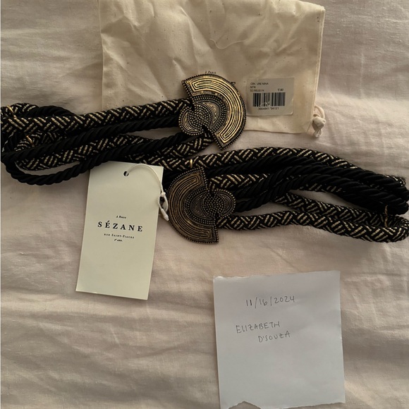 NWT Sézane Niña belt 85 cm